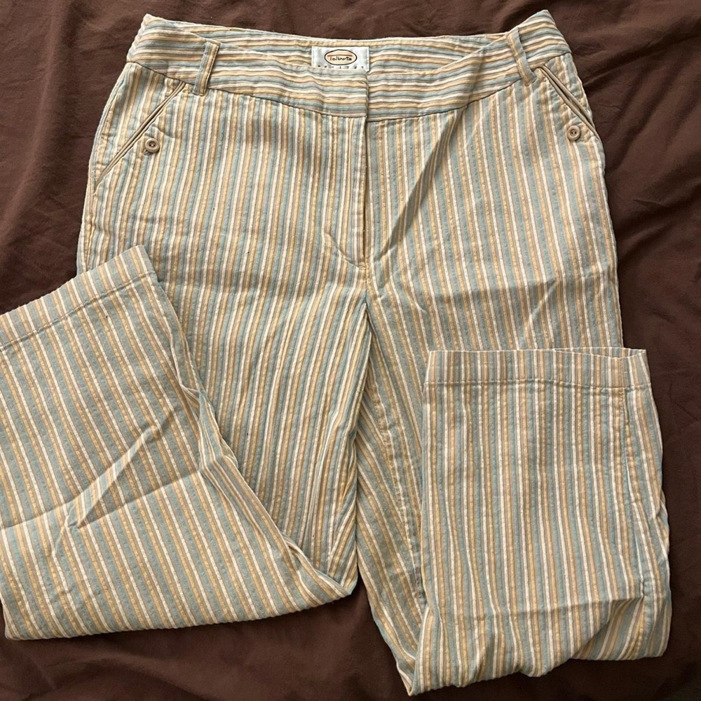Talbots pastel striped capris - Picture 4 of 4